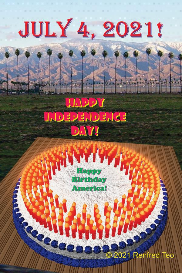 Happy Independence Day - from Renfred.Net - July 4, 2021!